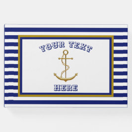 Anclaje náutico - Libro de invitados