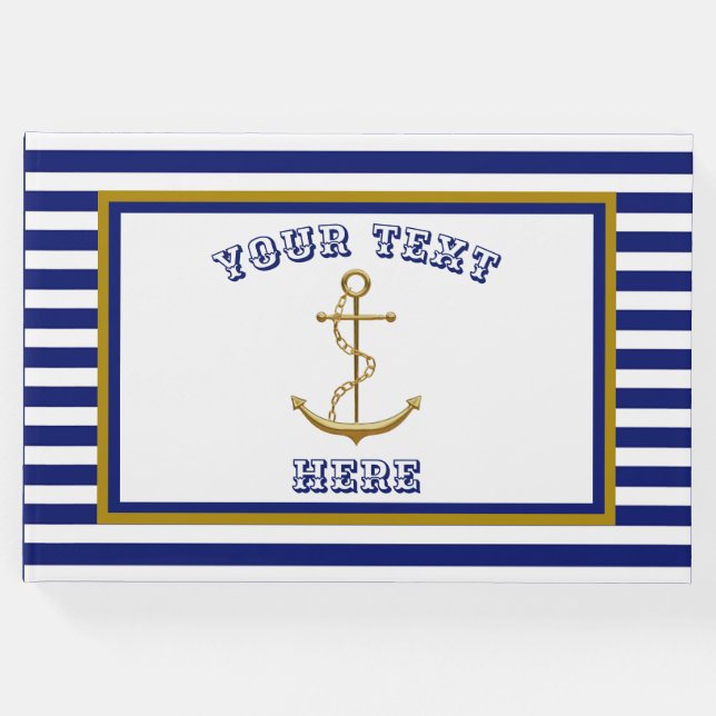 Anclaje náutico - Libro de invitados (Anverso)