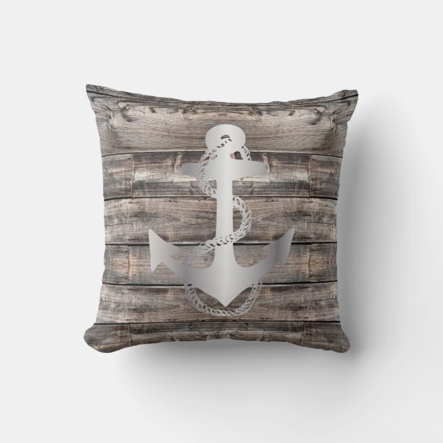 ANCLAJE náutico + ROBO | COJÍN DECORATIVO (Anverso)