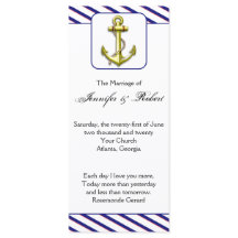Anclaje náutico sobre el programa de casamiento de