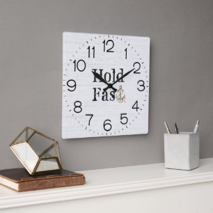 Anclaje Sobre El Reloj De Pared De La Plaza De La