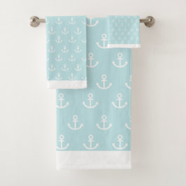 Anclas en azul claro