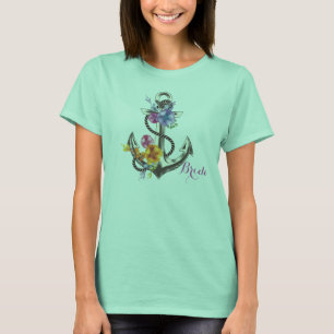 Ancle con la camiseta de las flores