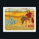 Andalucía de la Vintage Postal Cádiz por RetroChar<br><div class="desc">Regalos retro Postal Cádiz Vintage Andalucía de RetroCharms encuentra y elige todo tipo de artículos memorabilia y chulos para regalar</div>