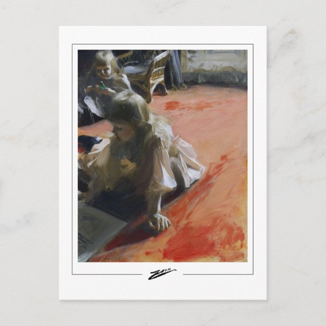 Anders Zorn #11 - Postales Bellas Artes (Anverso)