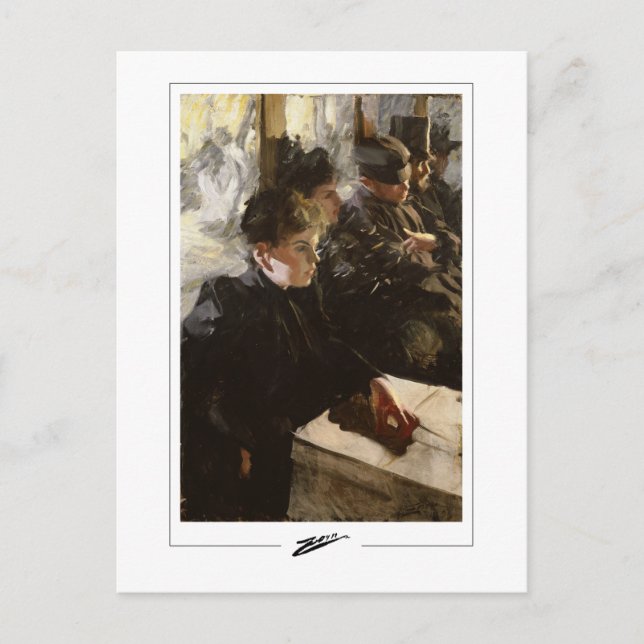 Anders Zorn #217 - Postales Bellas Artes (Anverso)