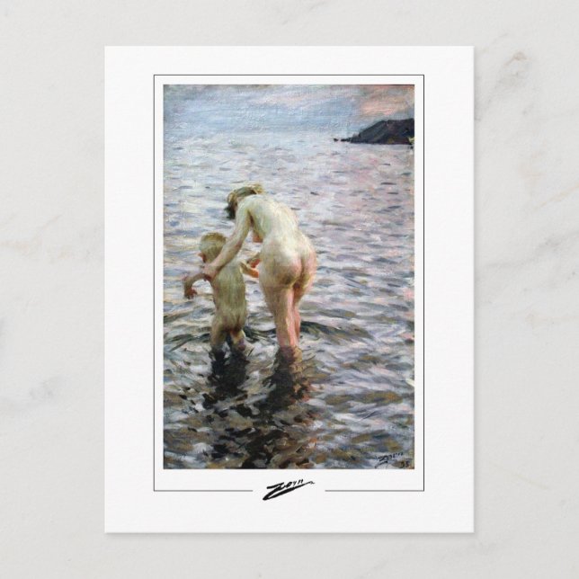 Anders Zorn #238 - Tarjeta postal de arte fino (Anverso)