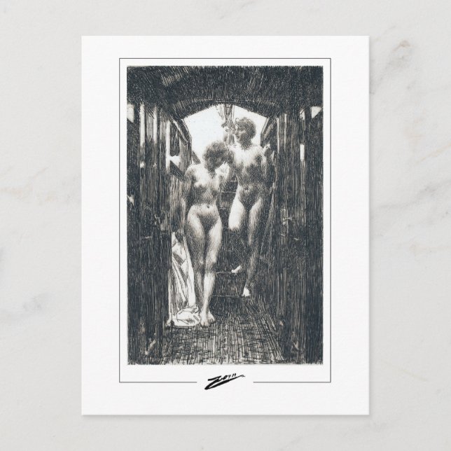 Anders Zorn #279 - Postales Bellas Artes (Anverso)