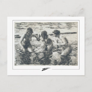 Anders Zorn #328 - Tarjeta postal de arte fino