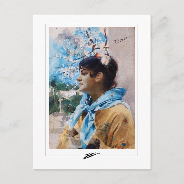 Anders Zorn #353 - Postales Bellas Artes (Anverso)