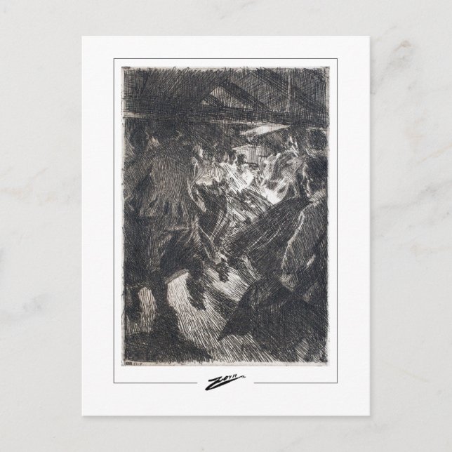 Anders Zorn #371 - Postales Bellas Artes (Anverso)