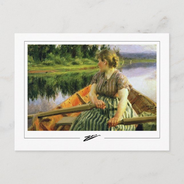 Anders Zorn #51 - Tarjeta postal de arte fino (Anverso)