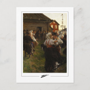Anders Zorn #72 - Tarjeta postal de arte fino