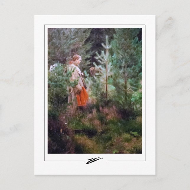 Anders Zorn #7 - Tarjeta postal de arte fino (Anverso)