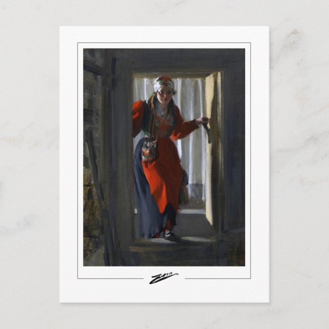 Anders Zorn #80 - Postales Bellas Artes (Anverso)