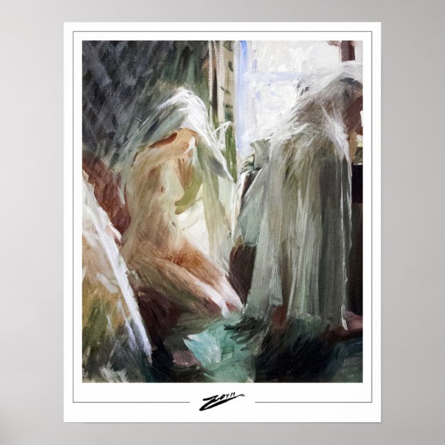 Anders Zorn Poster de arte Zedign #12 (Frente)