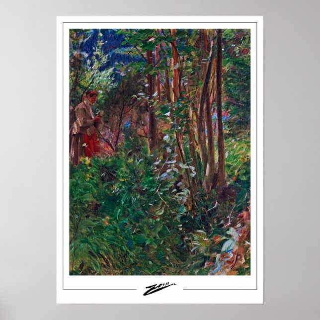 Anders Zorn Poster de arte Zedign #15 (Frente)