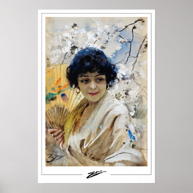 Anders Zorn Poster de arte Zedign #18 (Frente)
