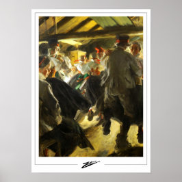Anders Zorn Poster de arte Zedign #269
