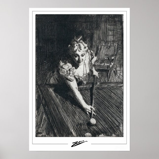 Anders Zorn Poster de arte Zedign #309 (Frente)