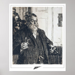 Anders Zorn Poster de arte Zedign #346