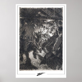 Anders Zorn Poster de arte Zedign #371