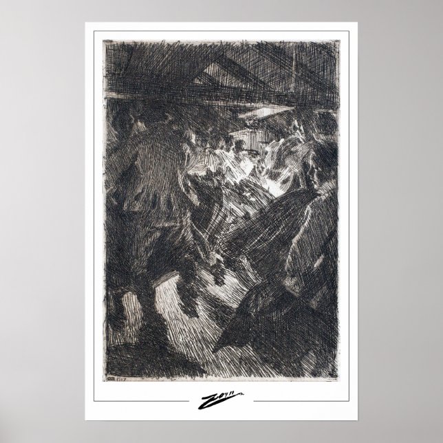 Anders Zorn Poster de arte Zedign #371 (Frente)