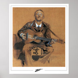 Anders Zorn Poster de arte Zedign #376