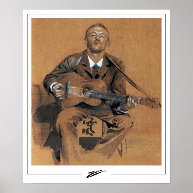 Anders Zorn Poster de arte Zedign #376 (Frente)