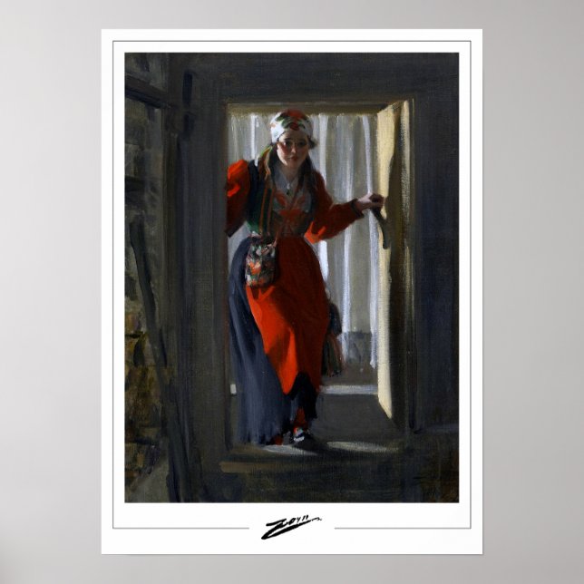 Anders Zorn Poster de arte Zedign #80 (Frente)