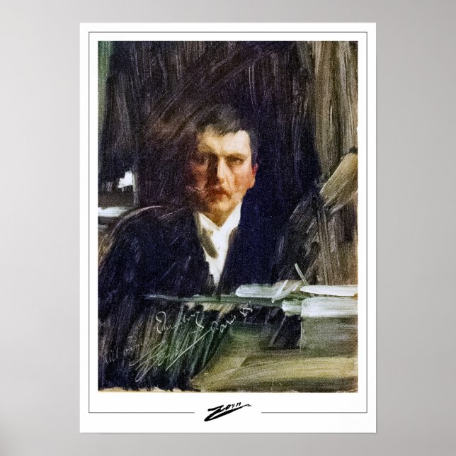 Anders Zorn Zedign cartel de arte #13 (Frente)
