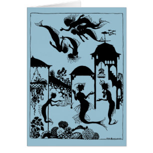 Andersen: Silueta de little mermaid