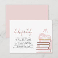 ANDI Dusty Rosa Rubor Pink Books para la tarjeta d