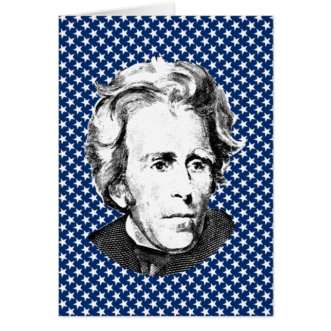 Andrew Jackson con el fondo de las estrellas (Frente)