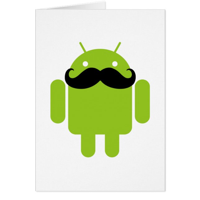 Android Robot Mustache (Frente)