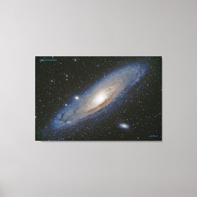 Andromeda Galaxy (M31) - Lienzo distinguido (Anverso)