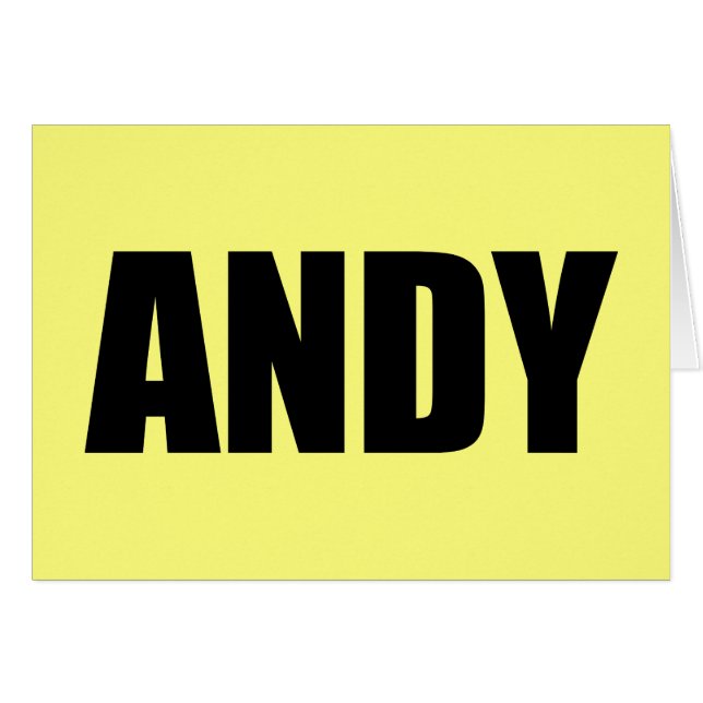 Andy (Anverso (Horizontal))