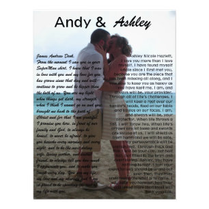Andy & Ashley, foto boda con votos