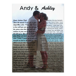 Andy & Ashley, foto boda con votos
