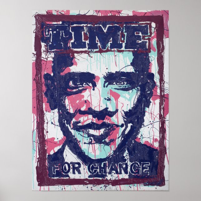 Andy Howell Presidente Obama retrata a Posters (Frente)