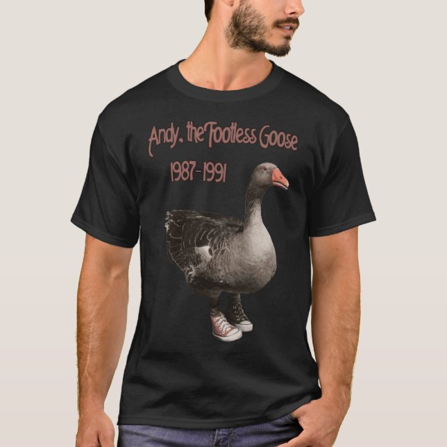 Andy, la camiseta clásica de oca sin pie (Anverso)