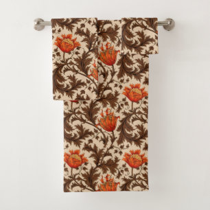Anémona, beige, Brown y moho de William Morris