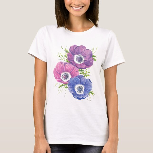 Anémonas de la camiseta (Anverso)