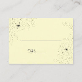 Anemone en la tarjeta plana de fondo crema*