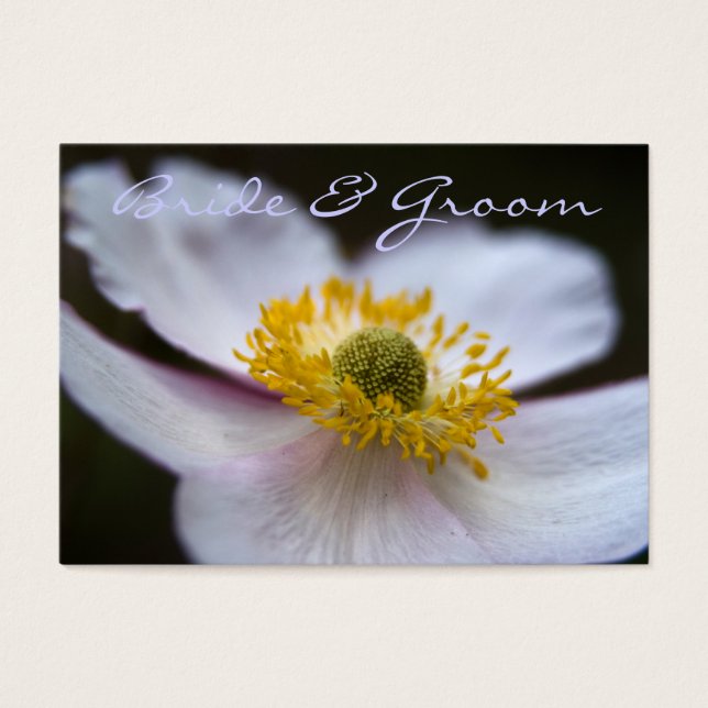 Anemone japonés ・ Guardar la minitarjeta de fecha (Frente)