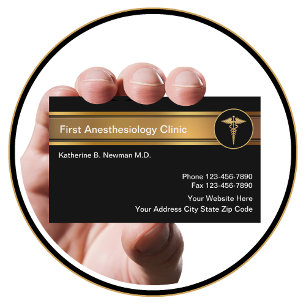 Anestesiólogo - Tarjetas de visita