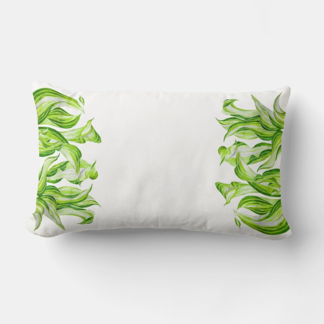 'Anfitrión con Mosta' en una almohada lumbar (Anverso)