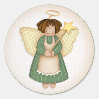 Ángel 4 del navidad - pegatinas del día de fiesta