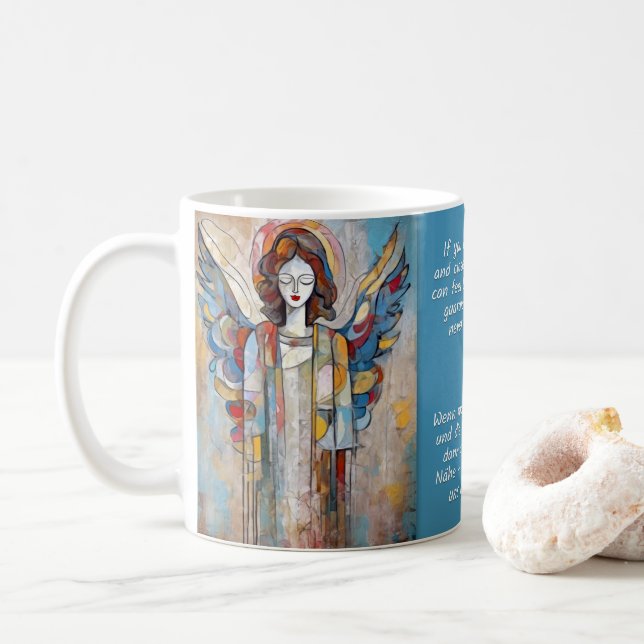 Angel Art & Dichos No. 4 de 12 tazas diferentes (Con donut)