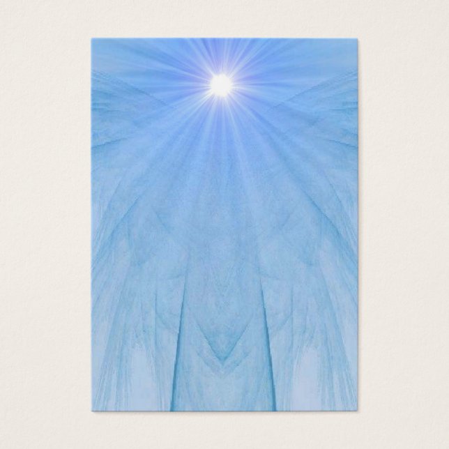 Ángel azul yendo a casa (Frente)